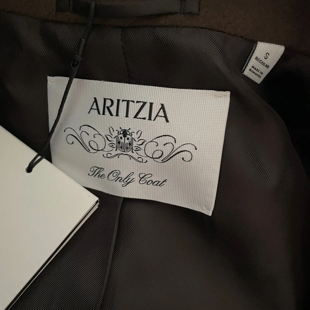 Aritzia brown pea coat - Picture 11 of 16